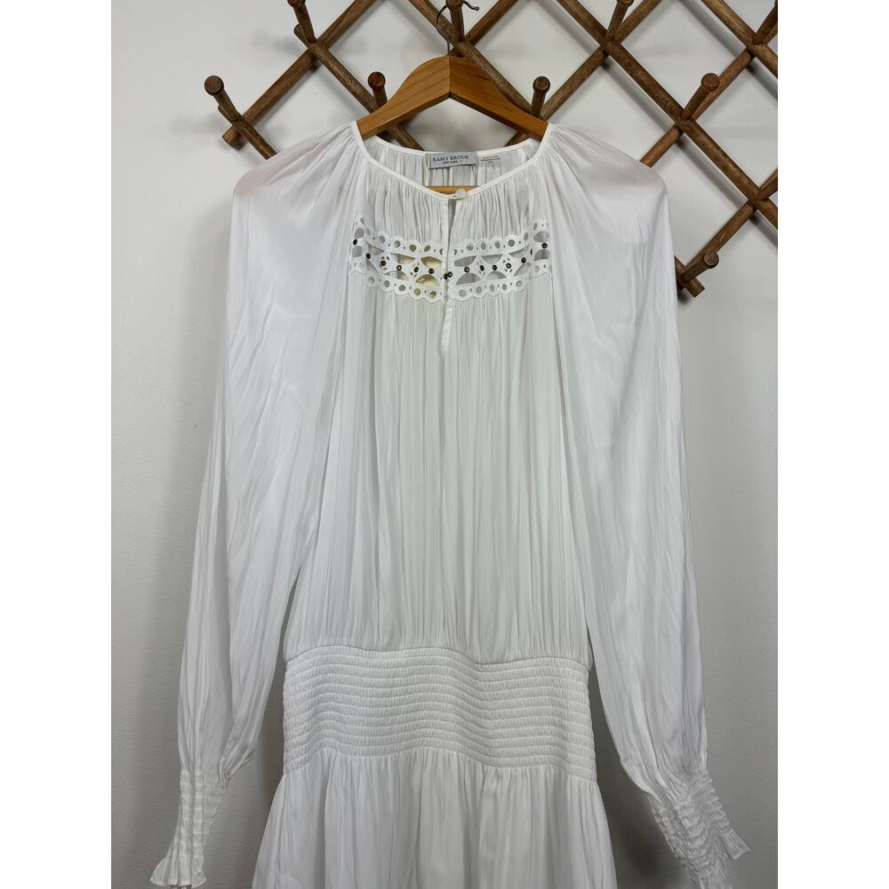 Ramy Brook Nardia Dress in White Size M - Picture 4 of 11